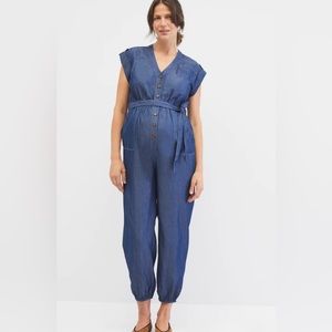 Maternity Utility Jumpsuit, size Large (NEW with tags)